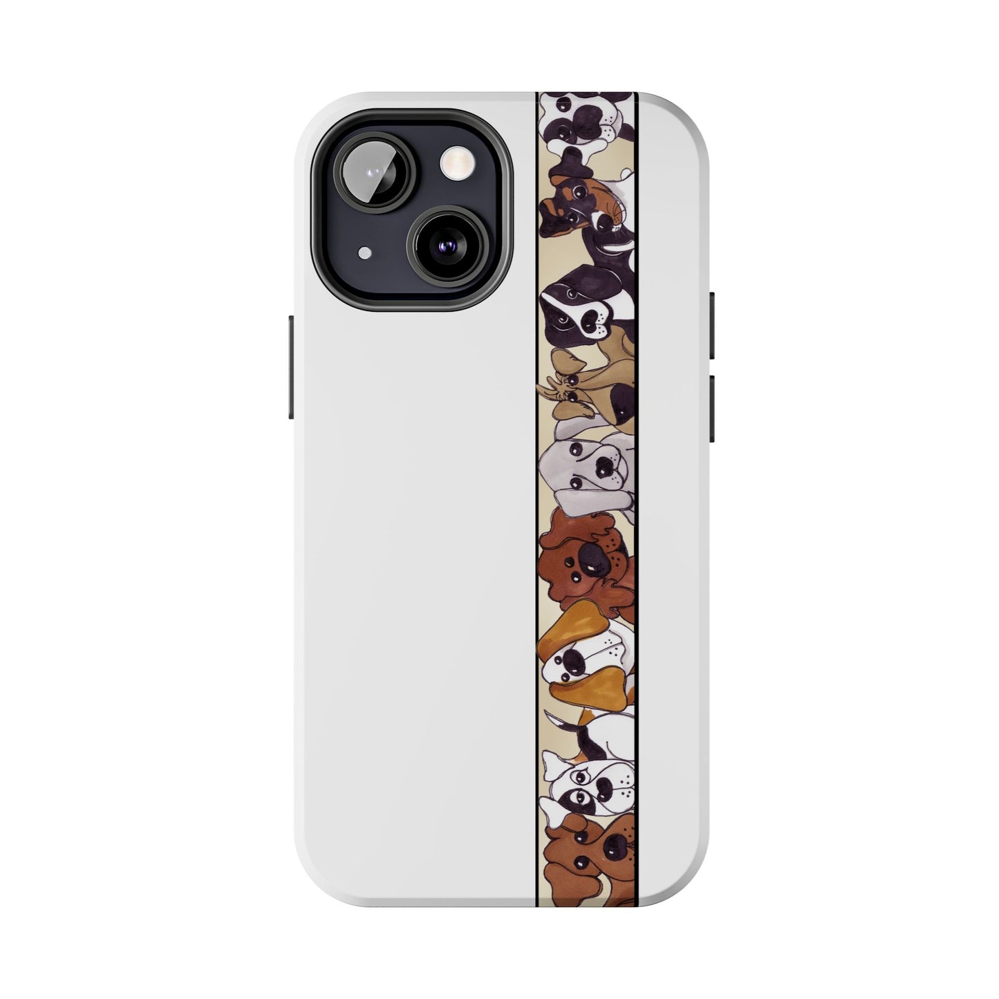 Doggie Delight Border Phone Case
