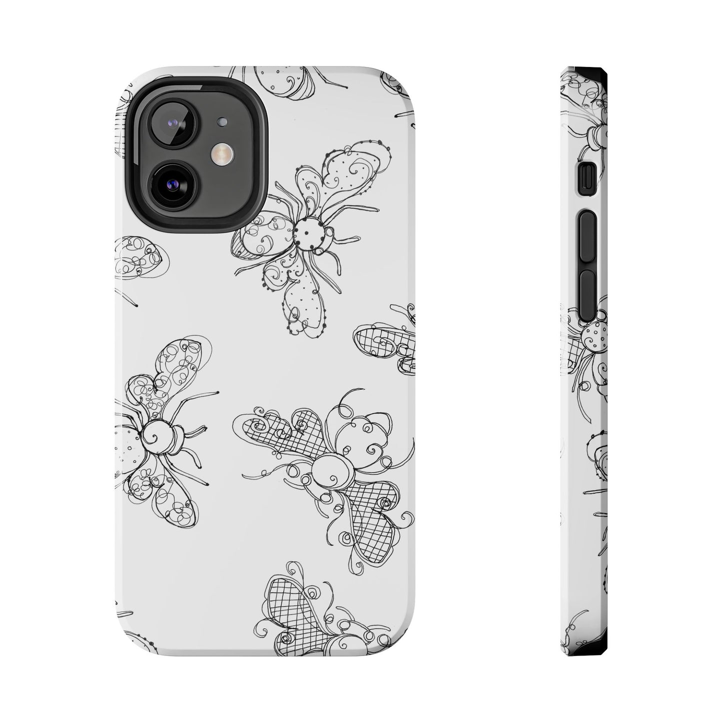 Busy Bees White Phone Case