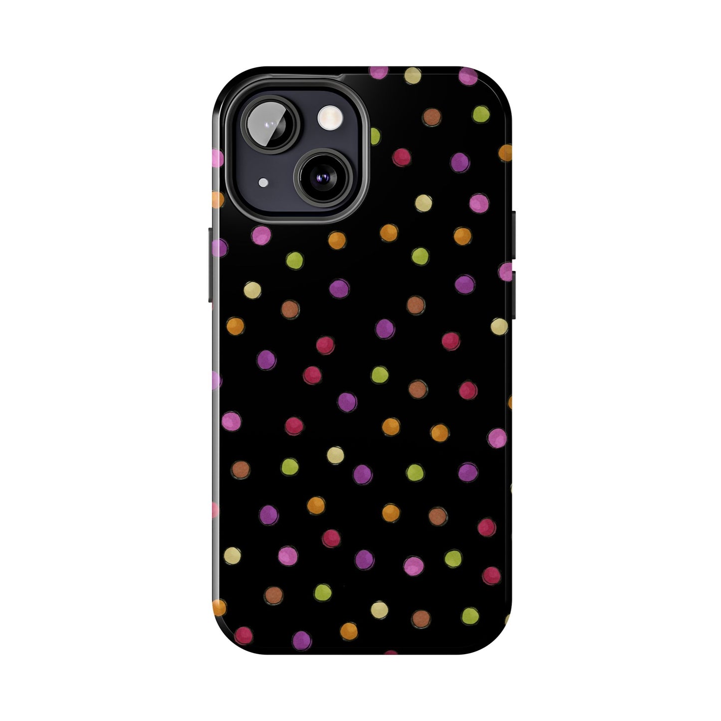 Tea Dot Black Phone Case