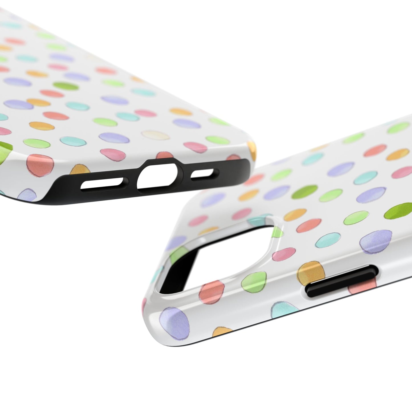 Happy Dots White Phone Case
