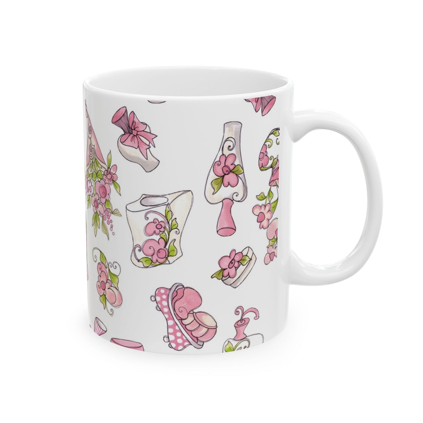 Bath Pretties White Cup