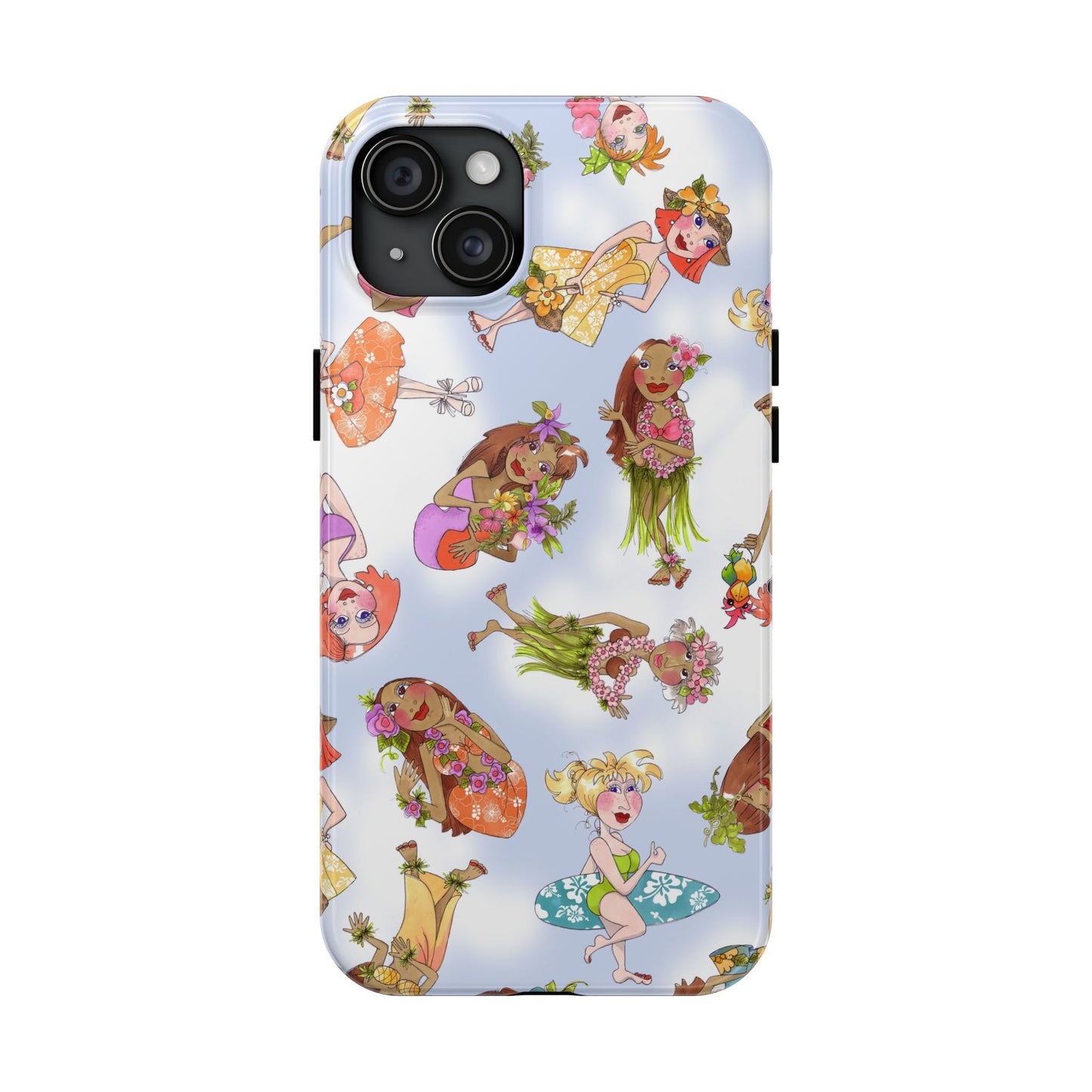 Island Toss Blue Sky Phone Case