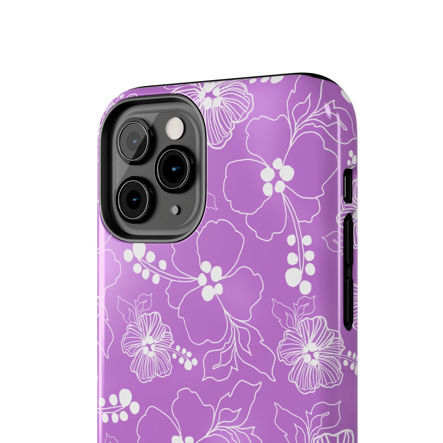 Lacey Hibiscus Orchid Phone Case