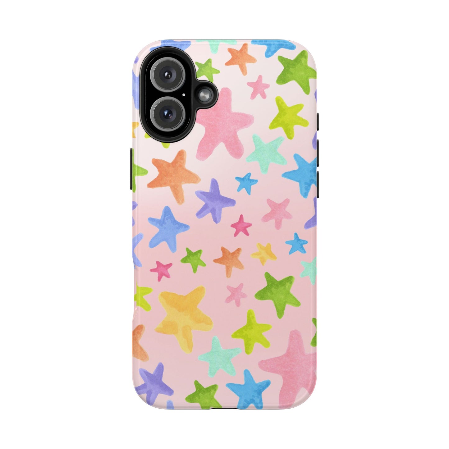 Happy Stars Pink Phone Case