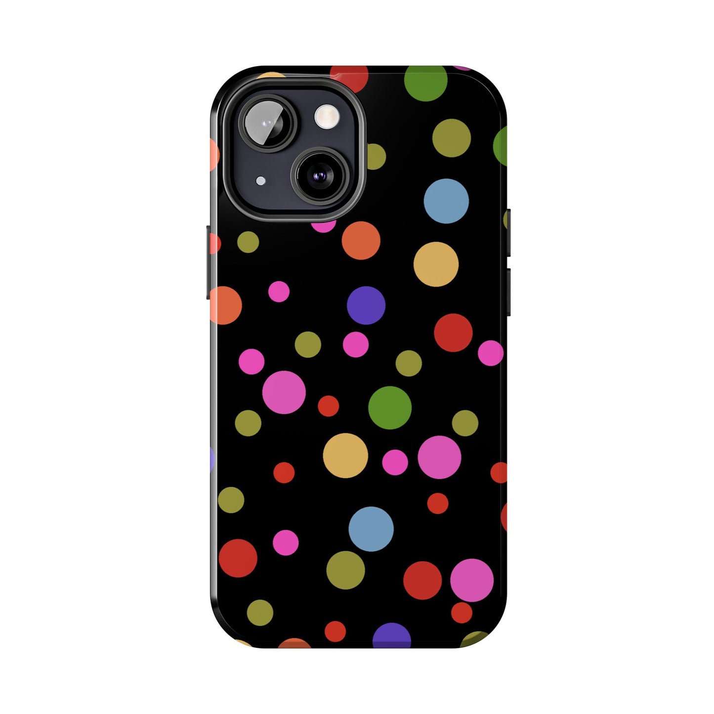 Dot Assortment Black Phone Case