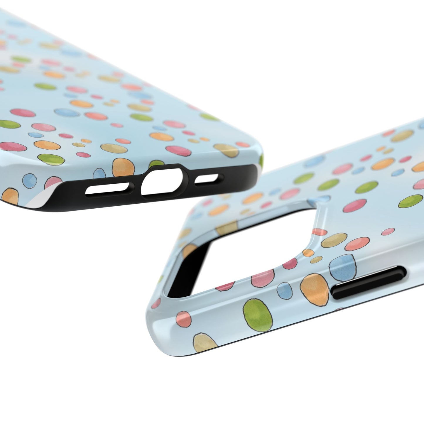 Clown Dots Blue Sky Phone Case