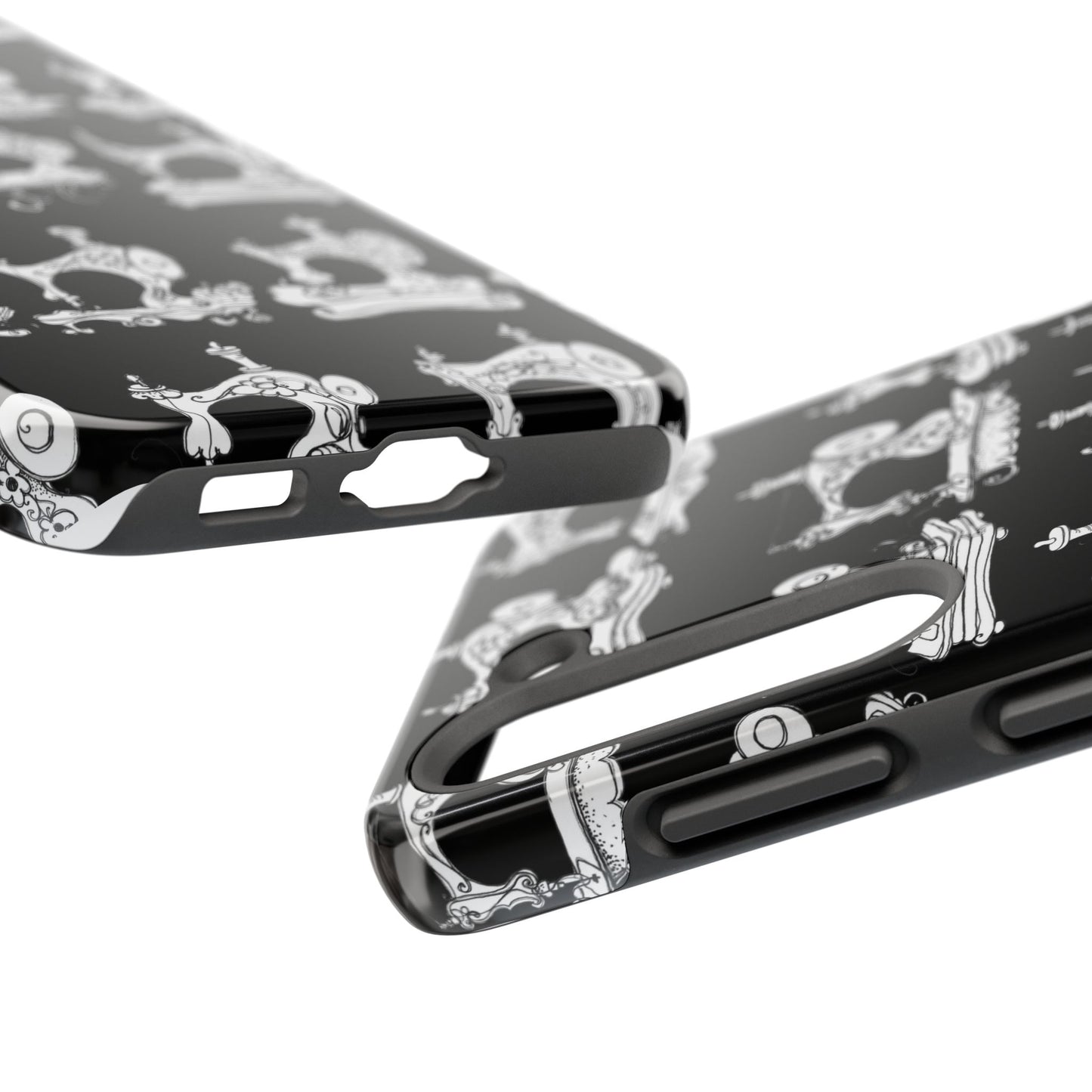 Sew Sew Black / White Phone Case