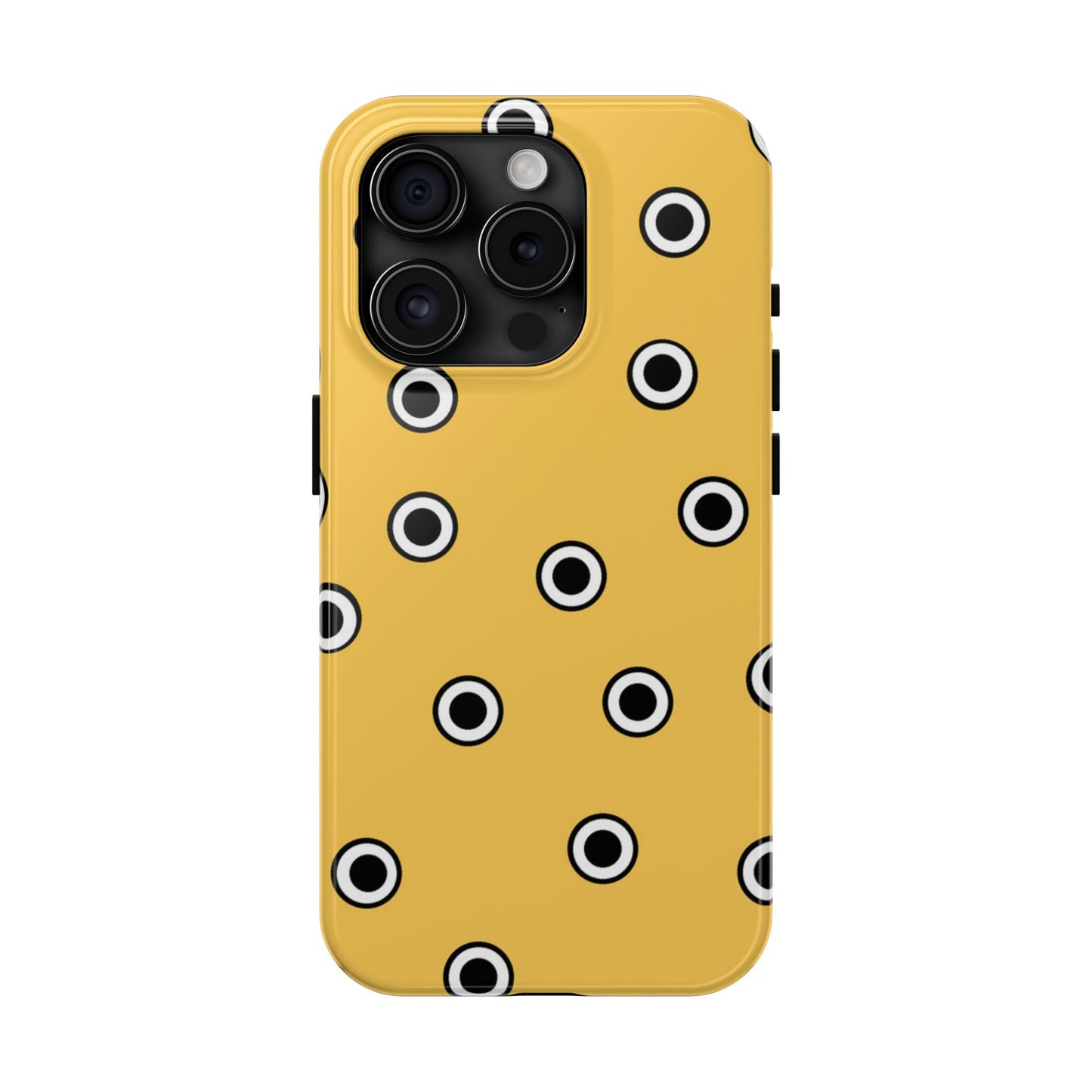 CD Dots Yellow / Black Phone Case
