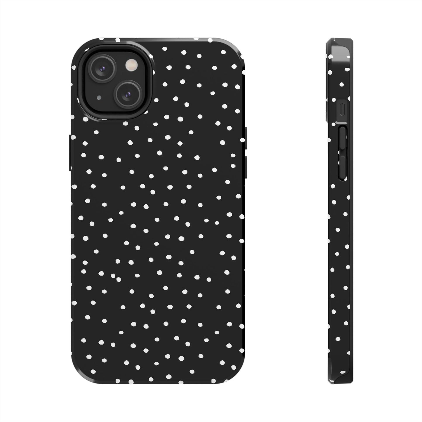 Dinky Dots Black / White Phone Case