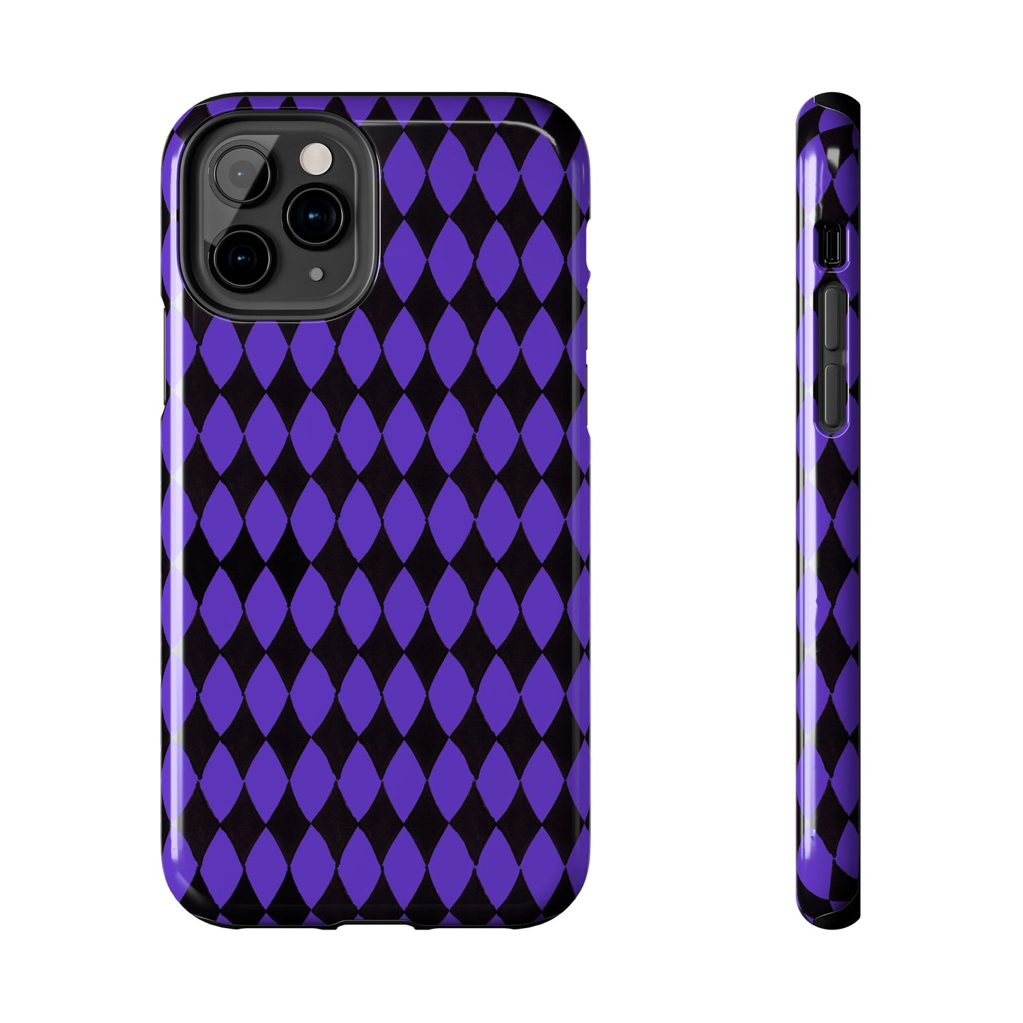 Diamond Purple / Black Phone Case