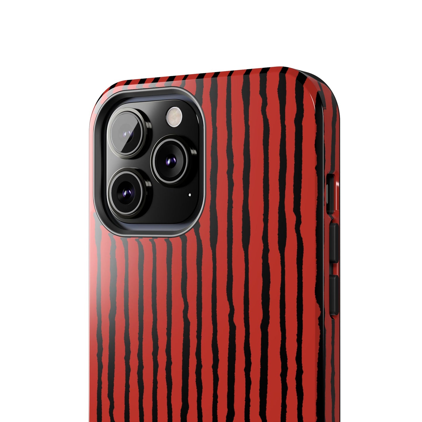 Sorta Stripe Red / Black Phone Case