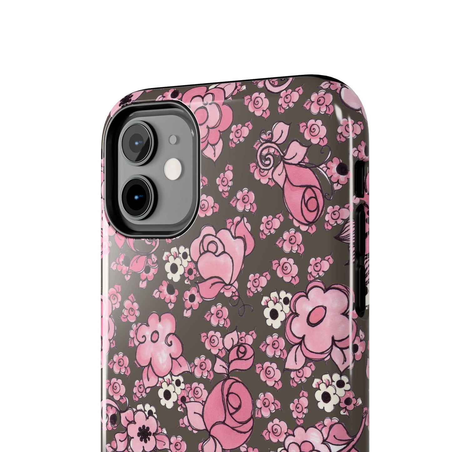 Profuse Posies Mocha Phone Case