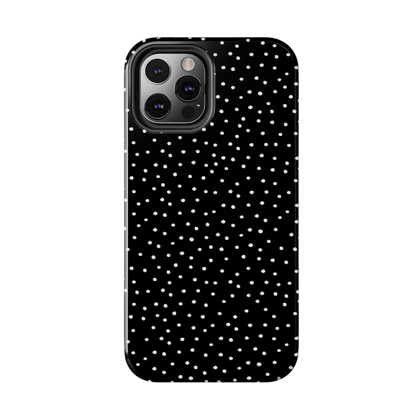 Dinky Dots Black / White Phone Case