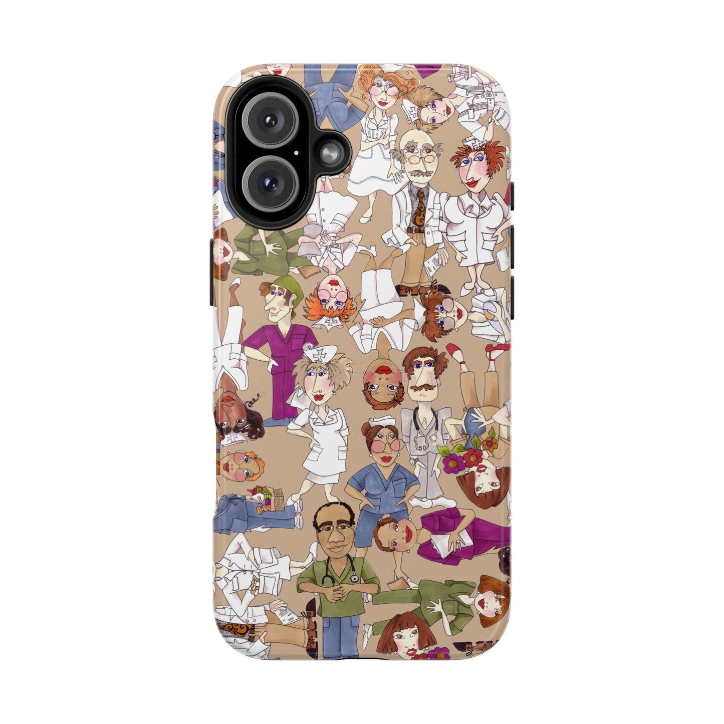 Diverse Nurse Khaki Phone Case