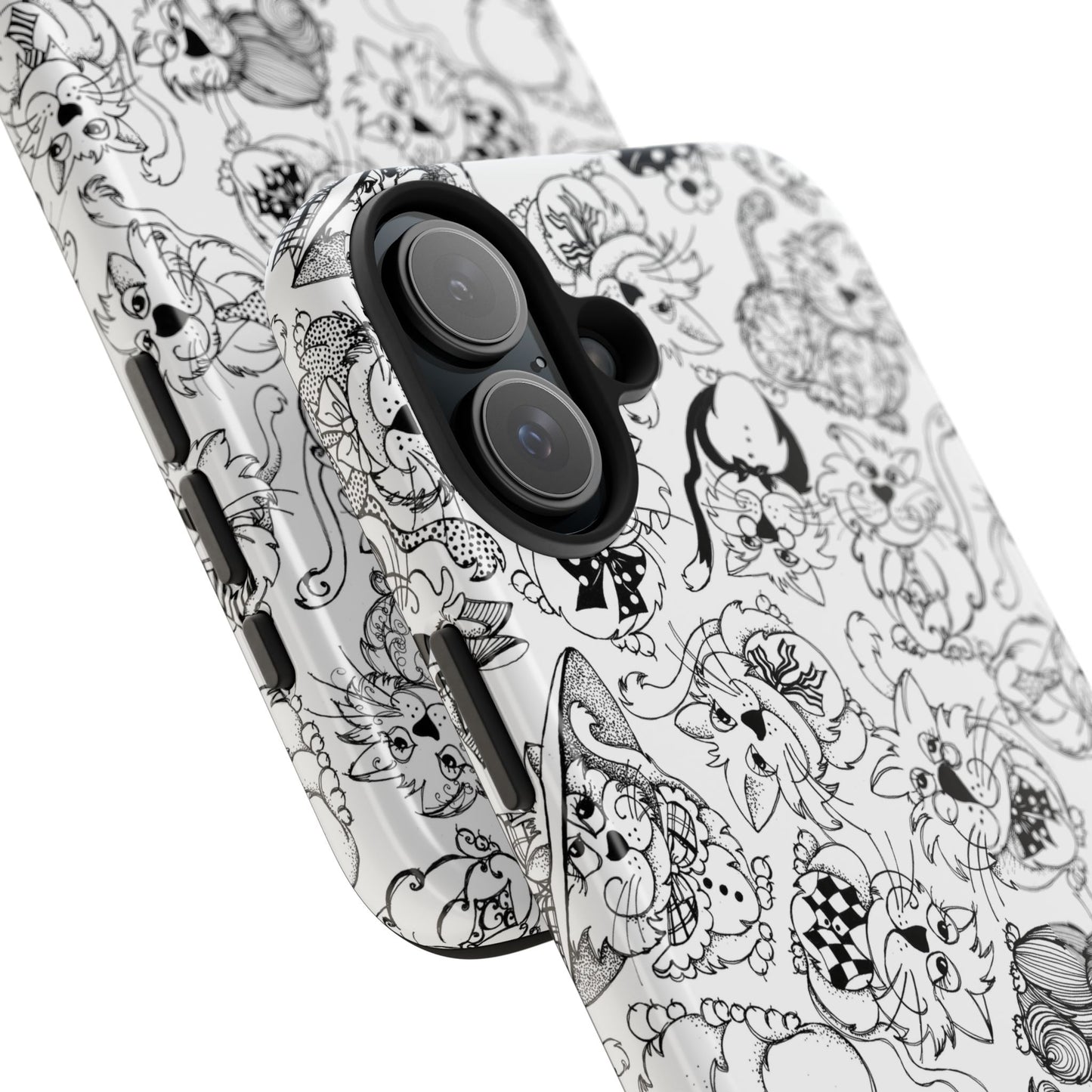 So Kitties Tossed White Phone Case