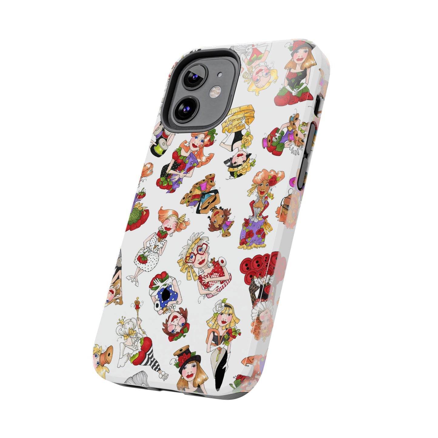 Curious Toss White Phone Case