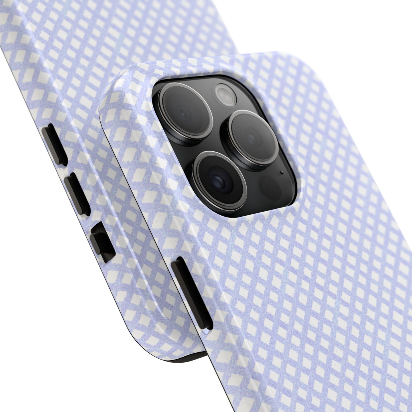 Bias Check Light Blue Phone Case