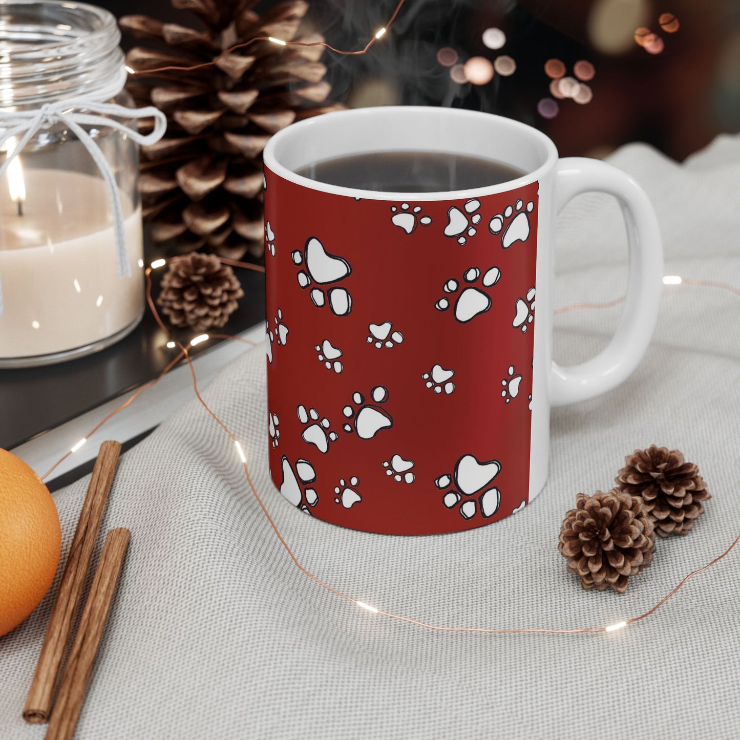 Paw Flakes Red Cup