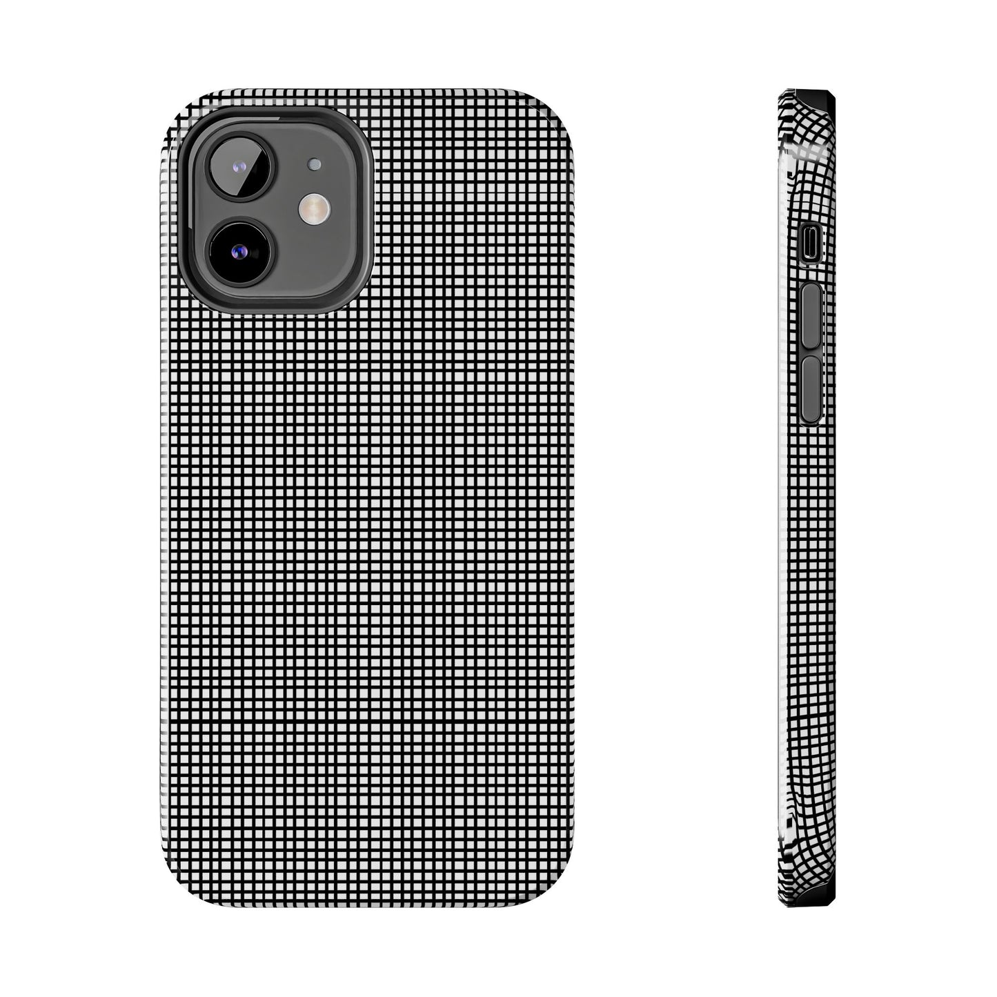 Window Pane White / Black Phone Case