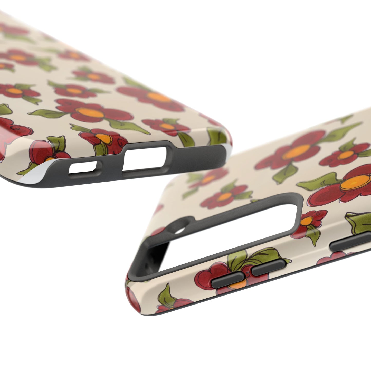 Chili Pepper Daisies Phone Case
