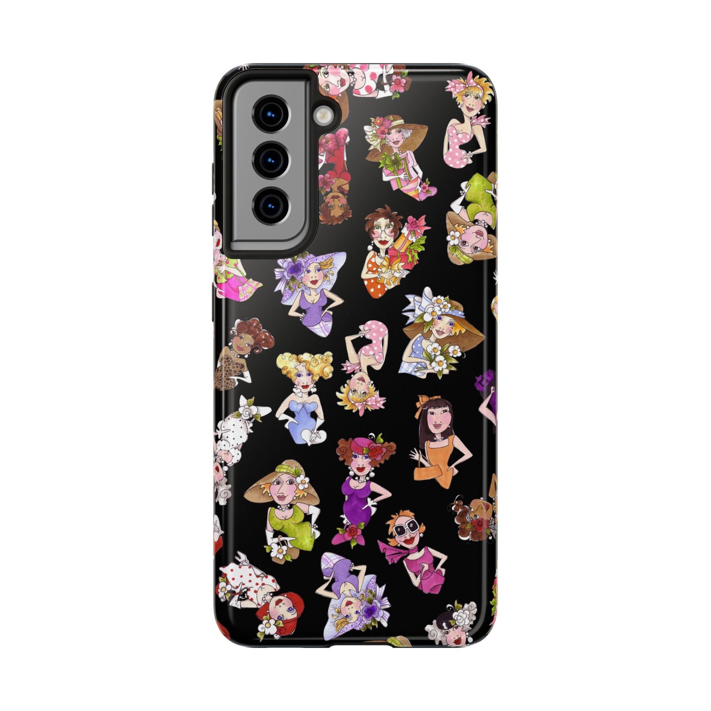 Fast Women Tossed Black Phone Case