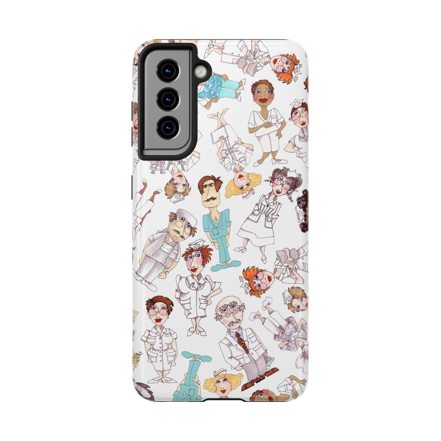 Happy Staff White Phone Case