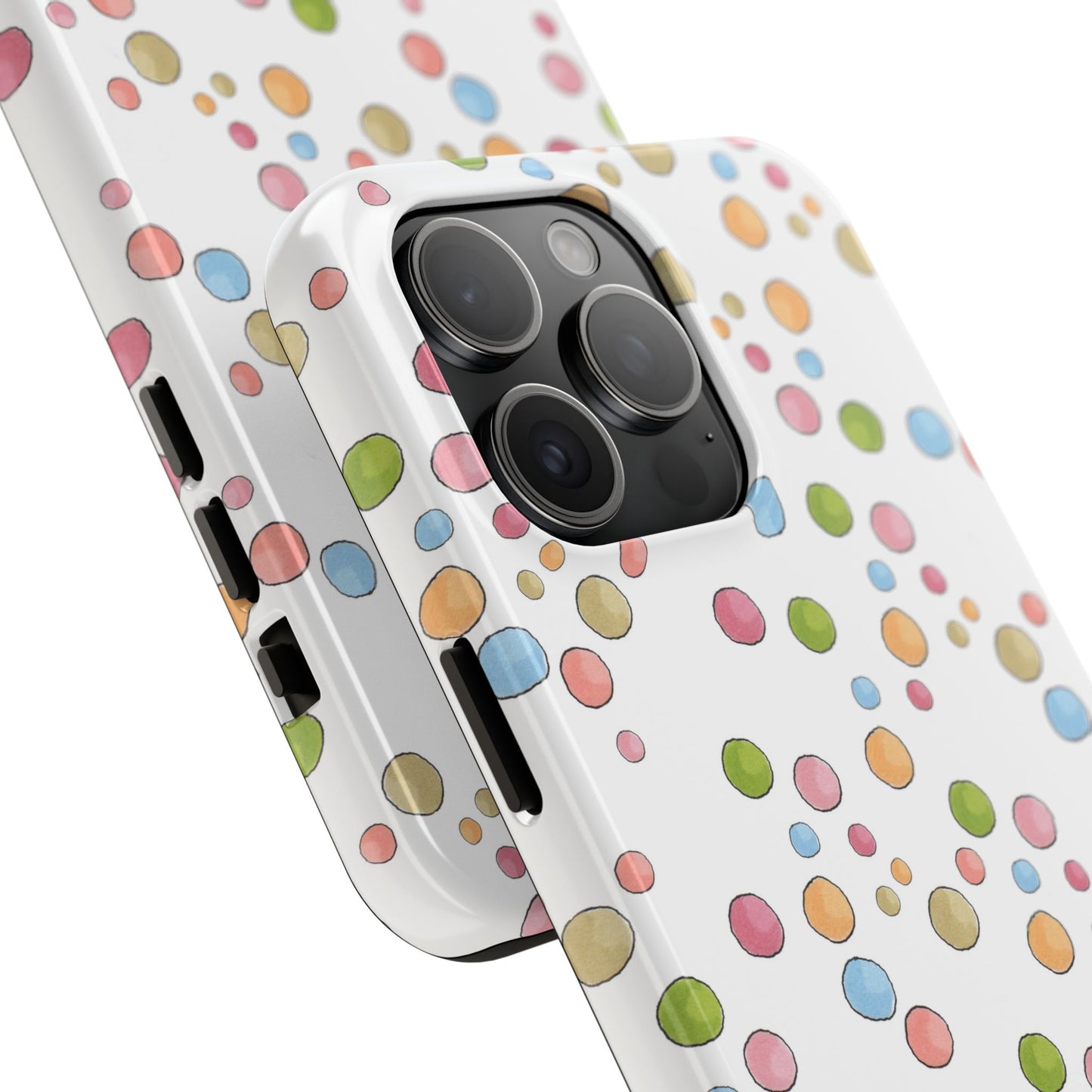 Clown Dots White Phone Case