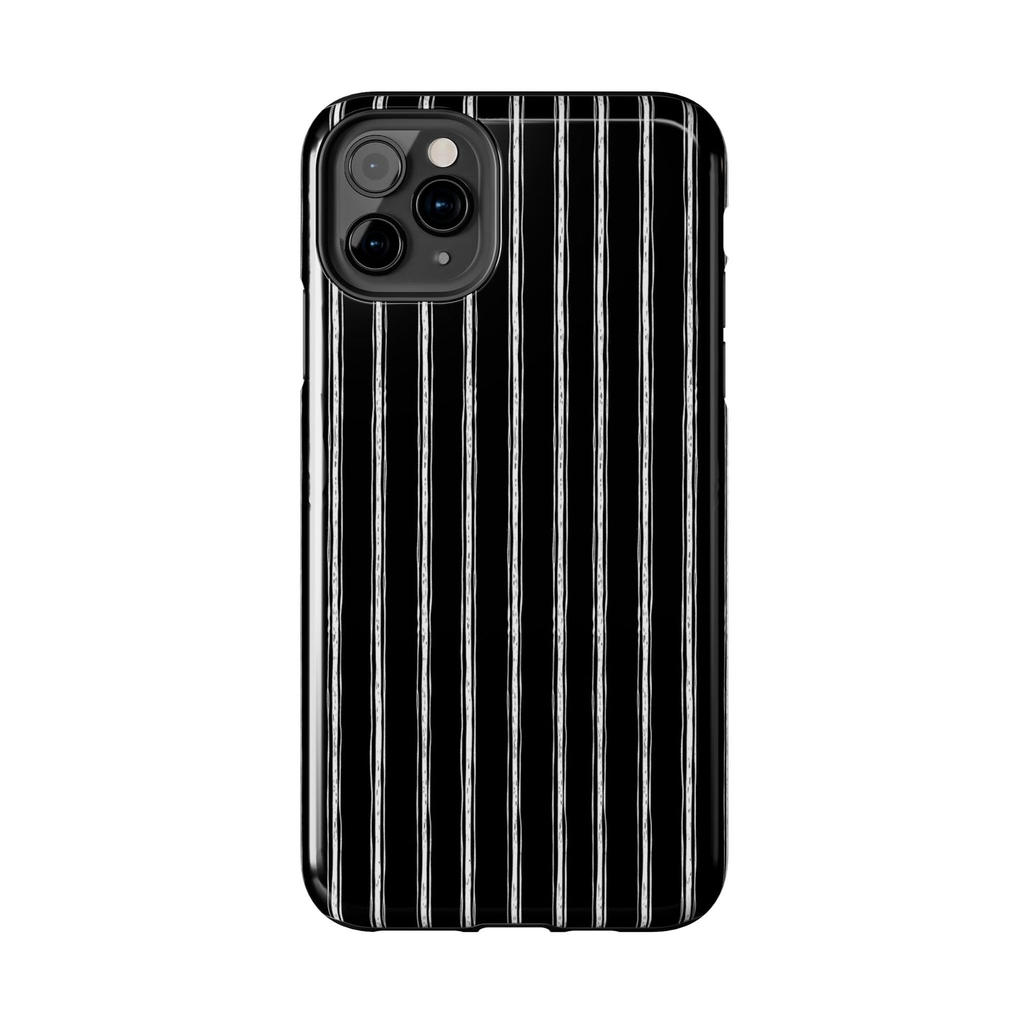 Napkin Stripe Black / White Phone Case