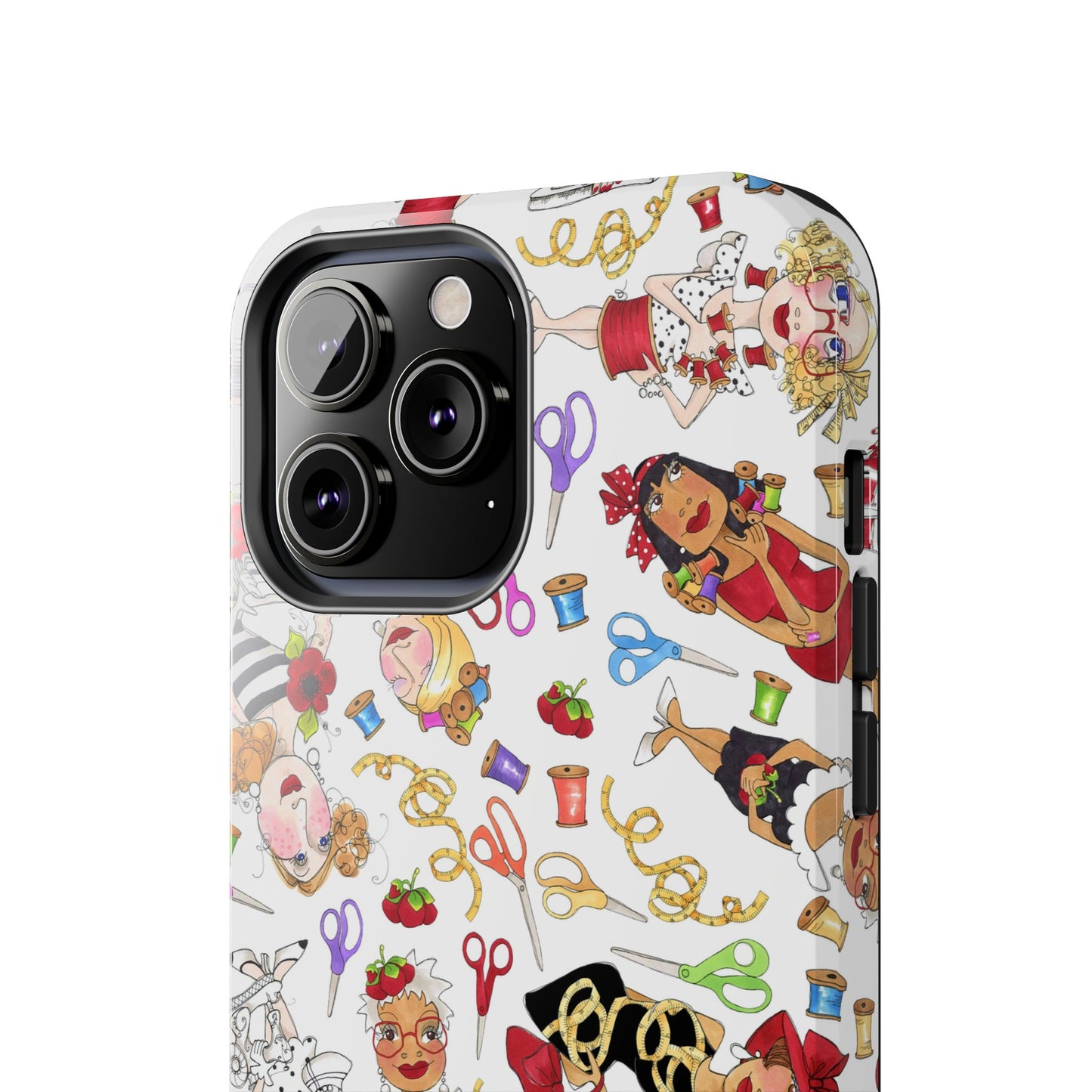 Sew Tossed White Phone Case