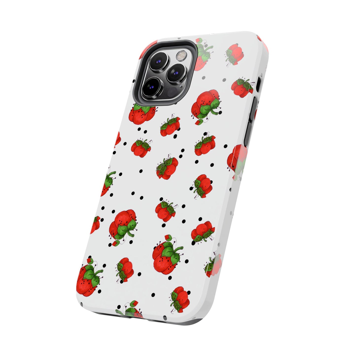 Pin Dots White Phone Case
