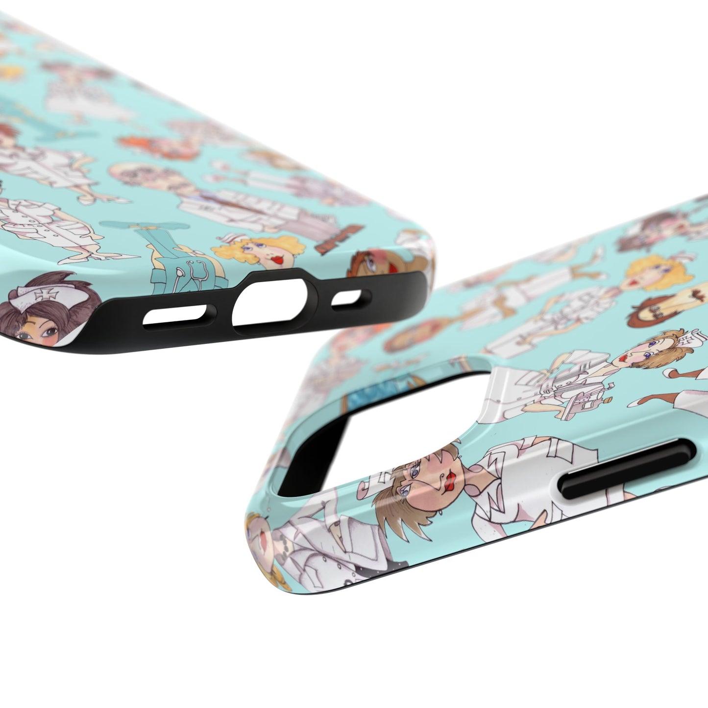 Happy Staff Aqua Phone Case