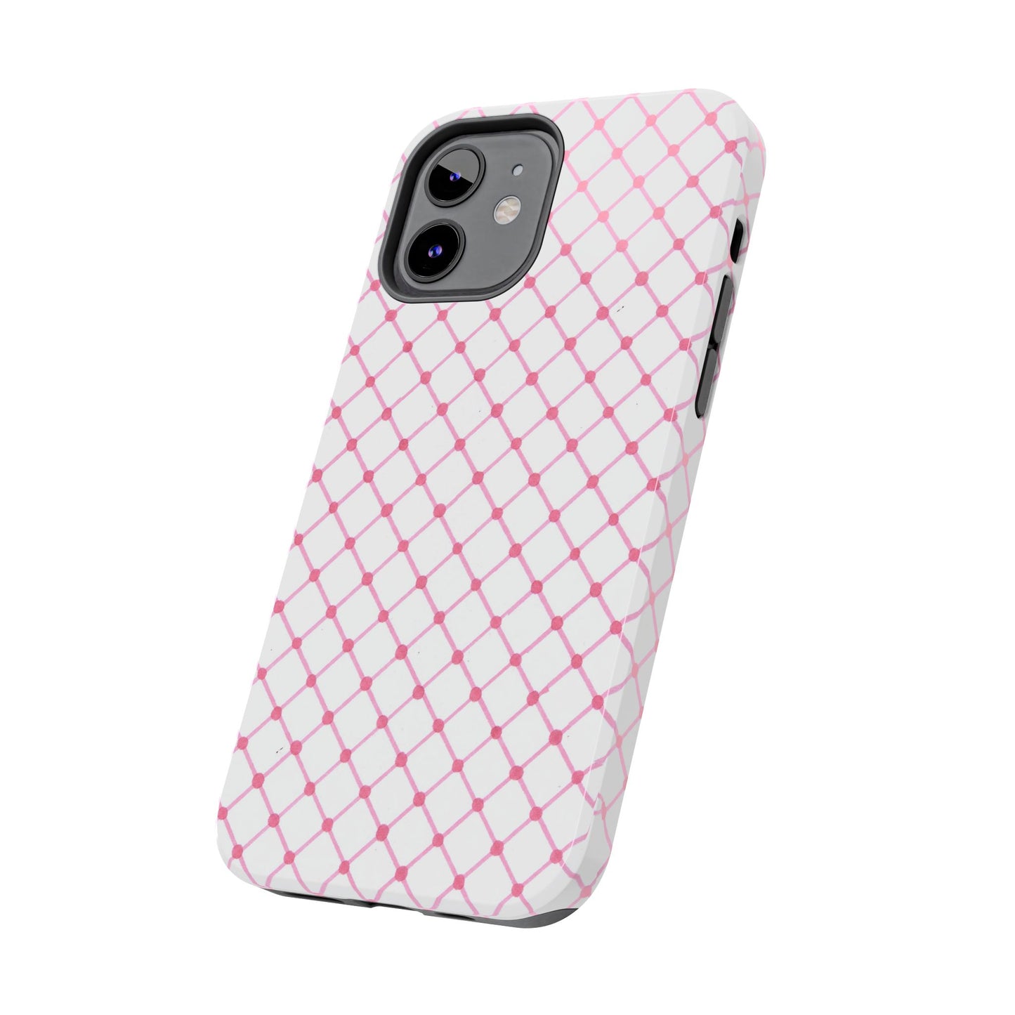 Cyclone Fence White / Pink Phone Case