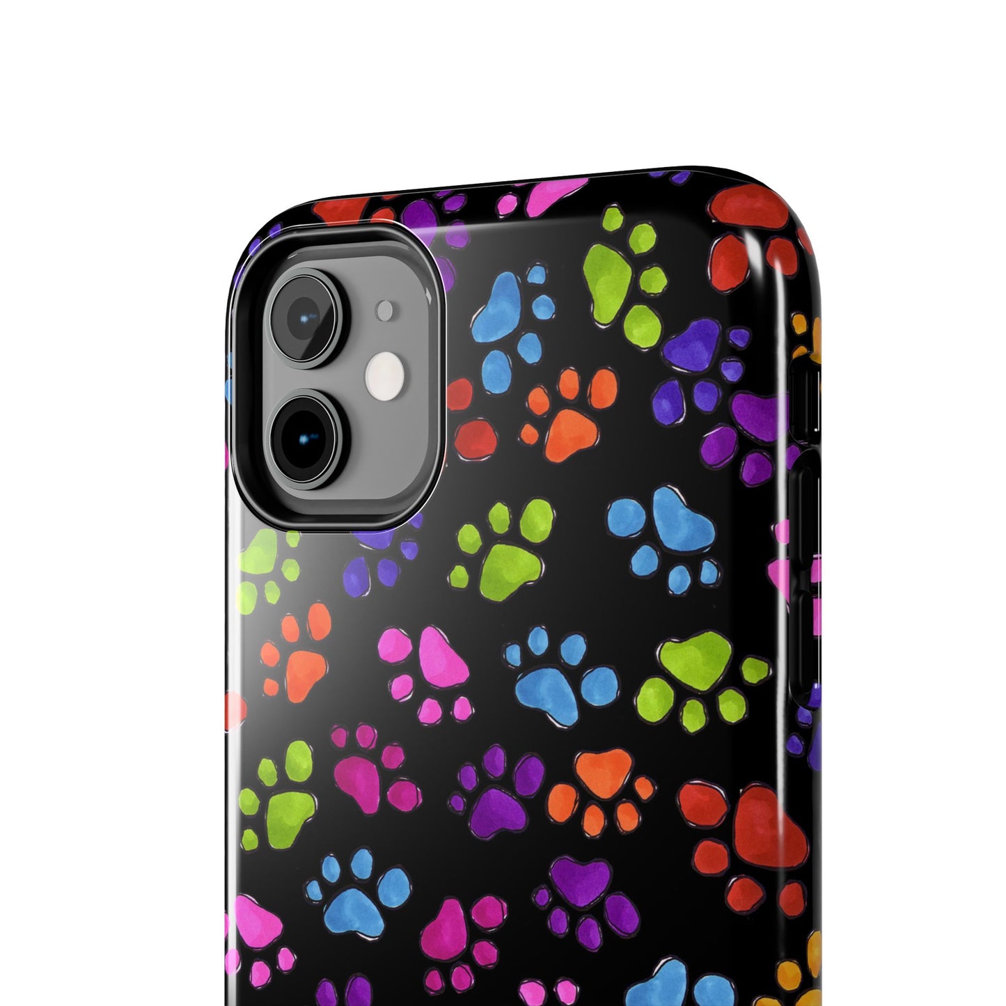 Fancy Paws Black Phone Case