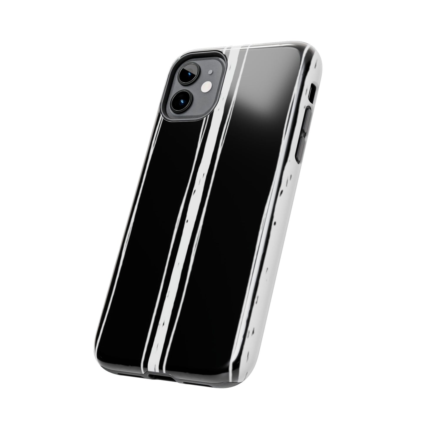 Black / White Stripe Phone Case
