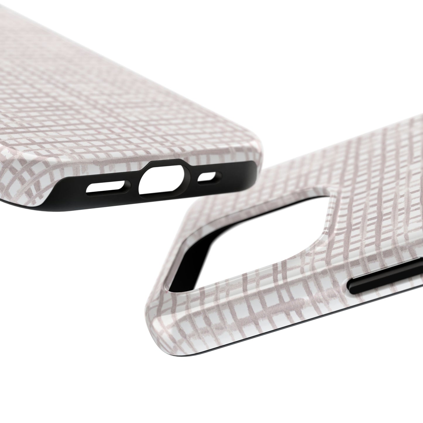 Gingham Gray Phone Case