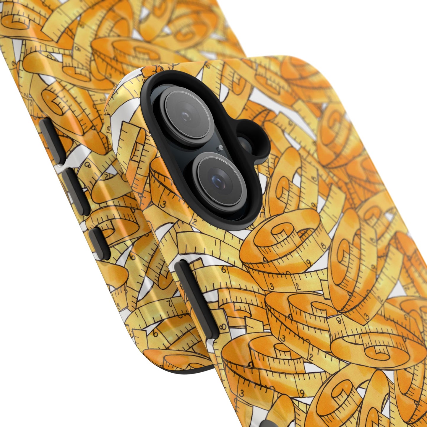 Tape Storm White / Yellow Phone Case