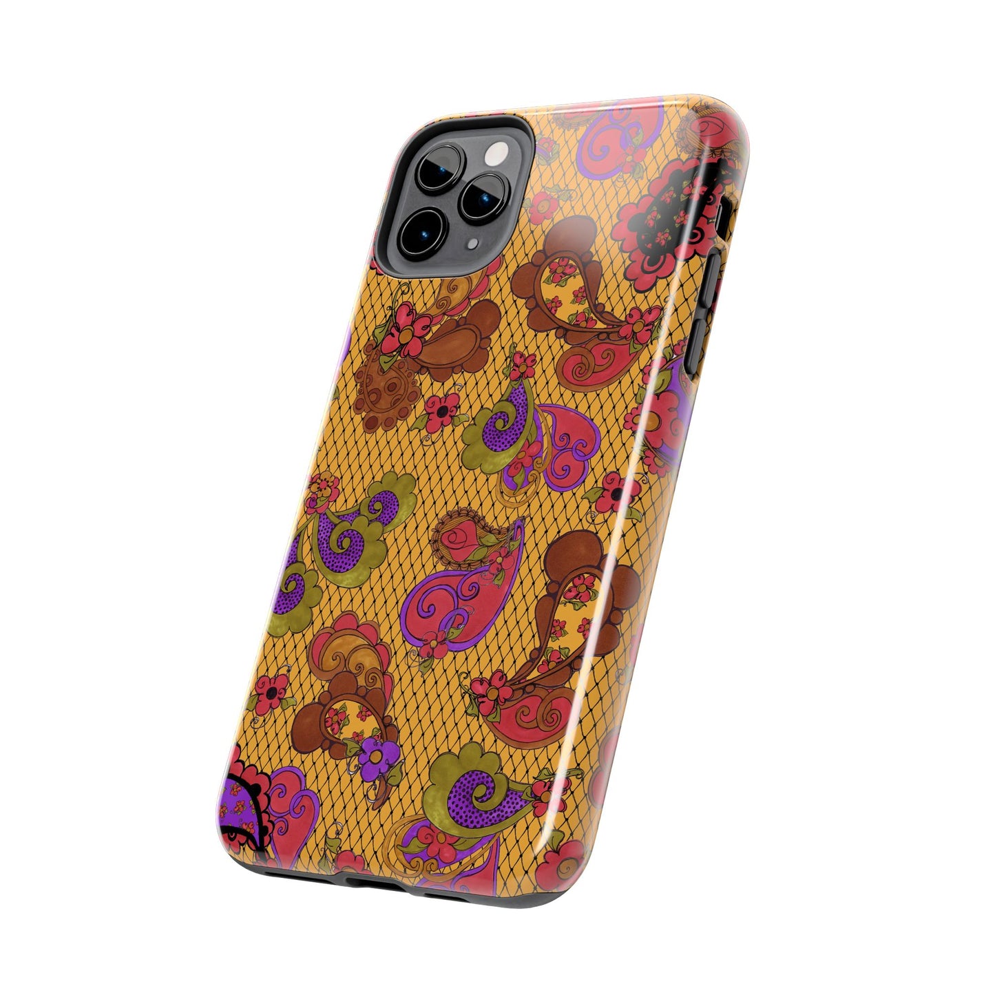 Posie Paisley Gold Phone Case