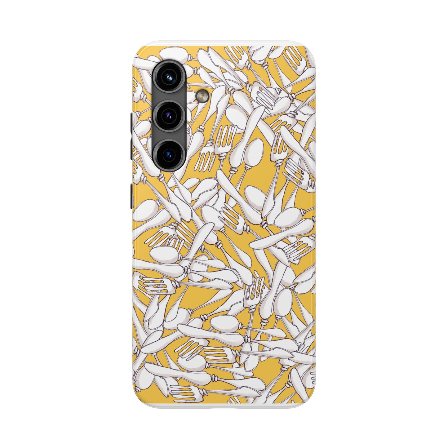 Silverware Wars Yellow Phone Case