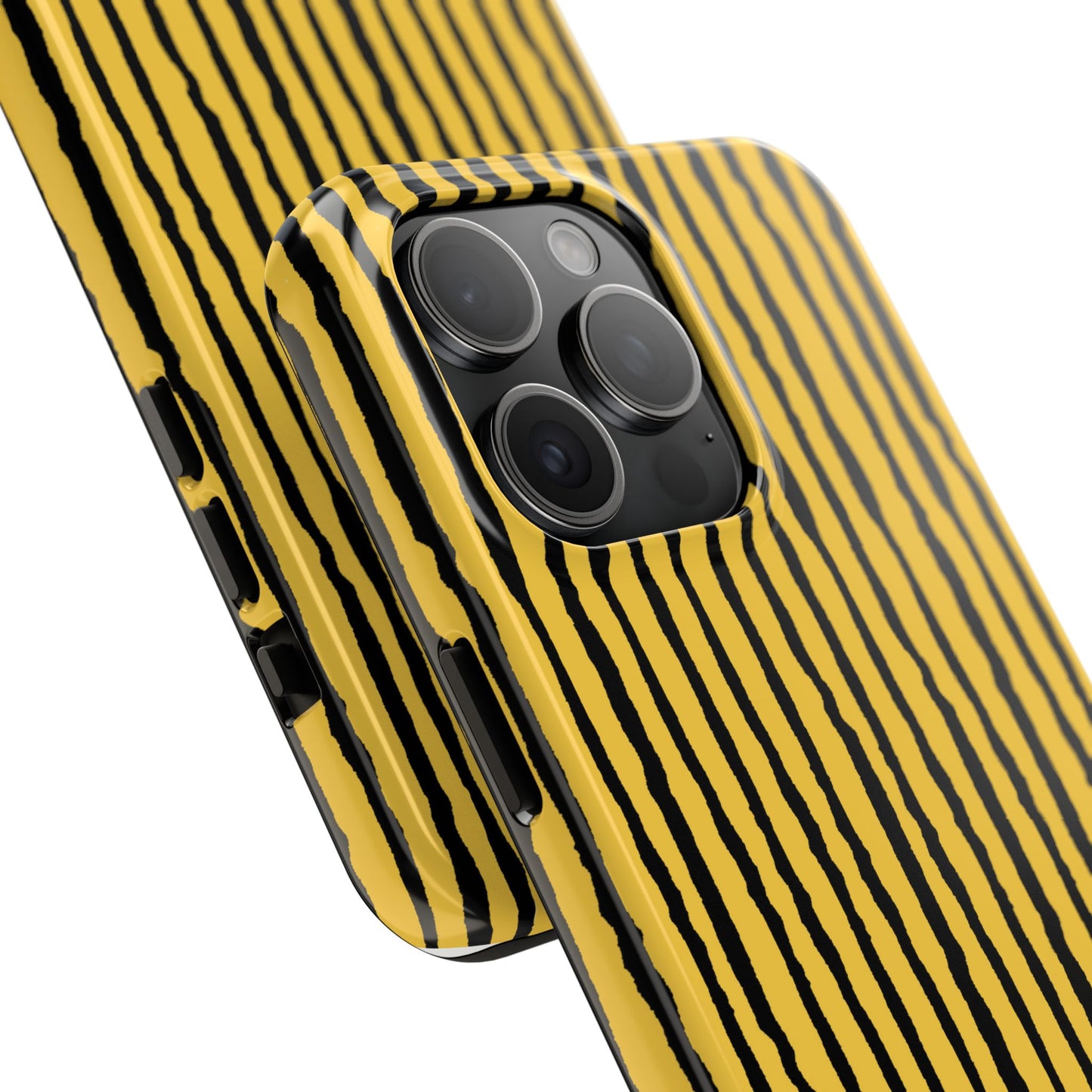 Sorta Stripe Yellow / Black Phone Case