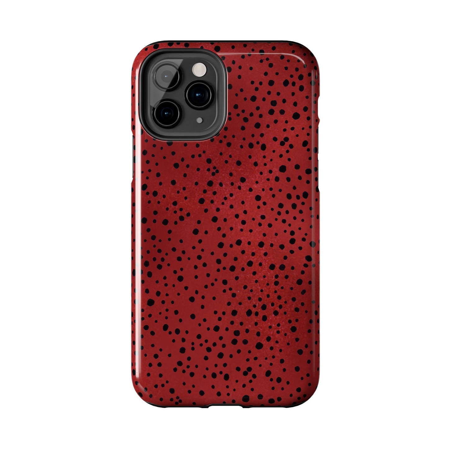 Pepper Dots Red / Black Phone Case