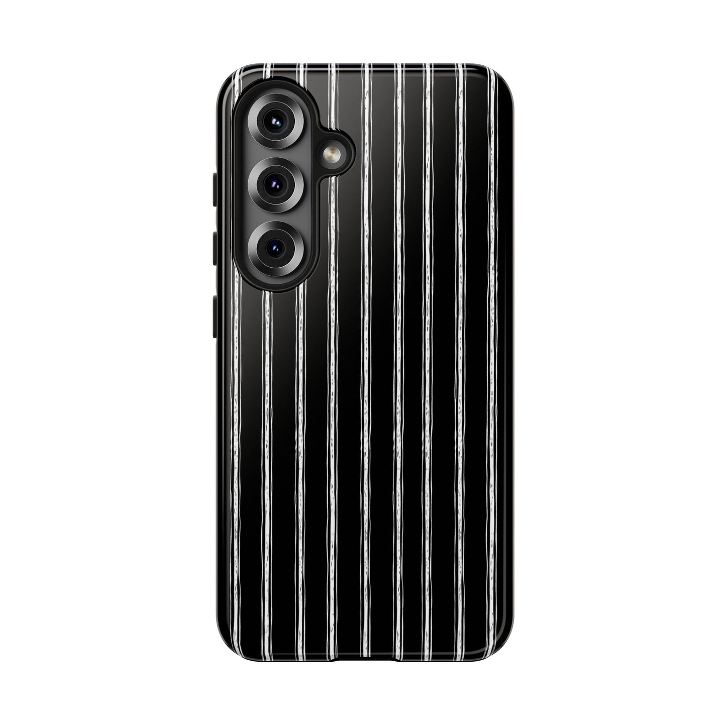 Napkin Stripe Black / White Phone Case