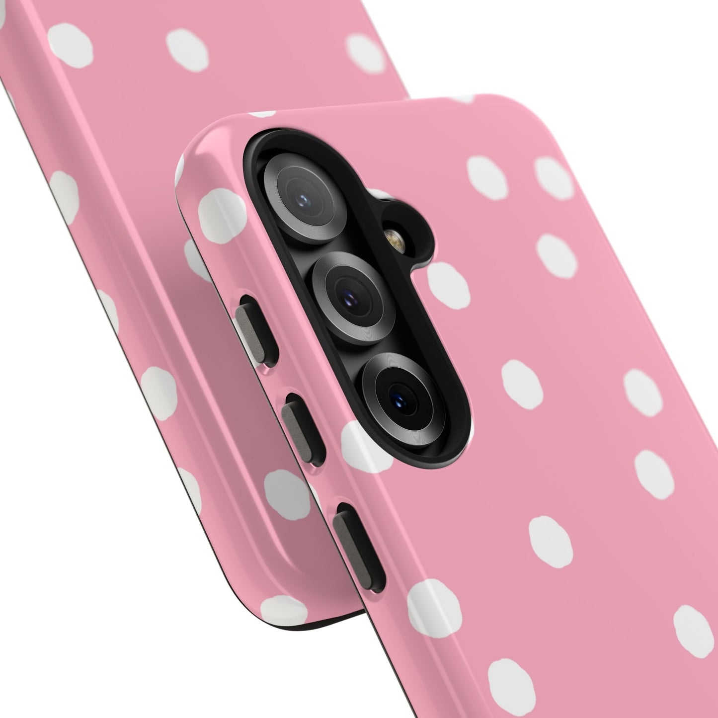 Jumbo Dots Pink / White Phone Case