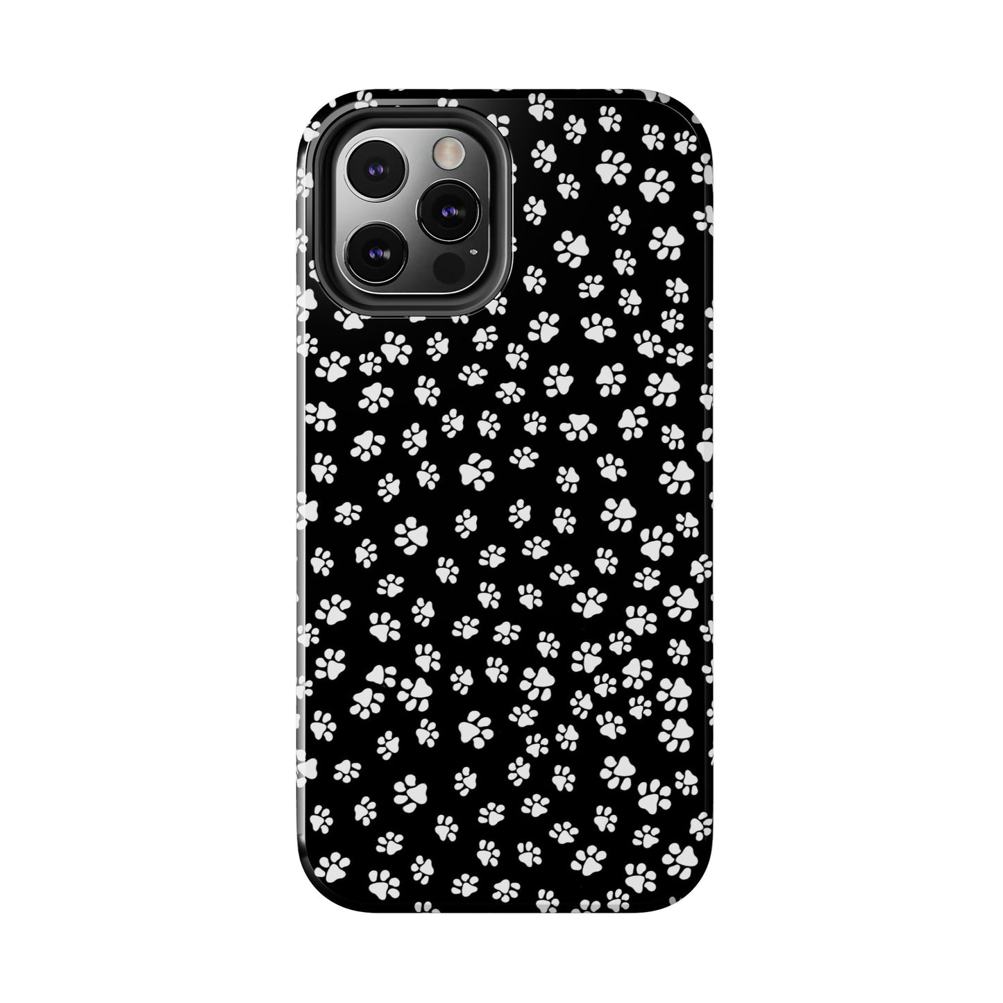 Little Paws Black / White Phone Case
