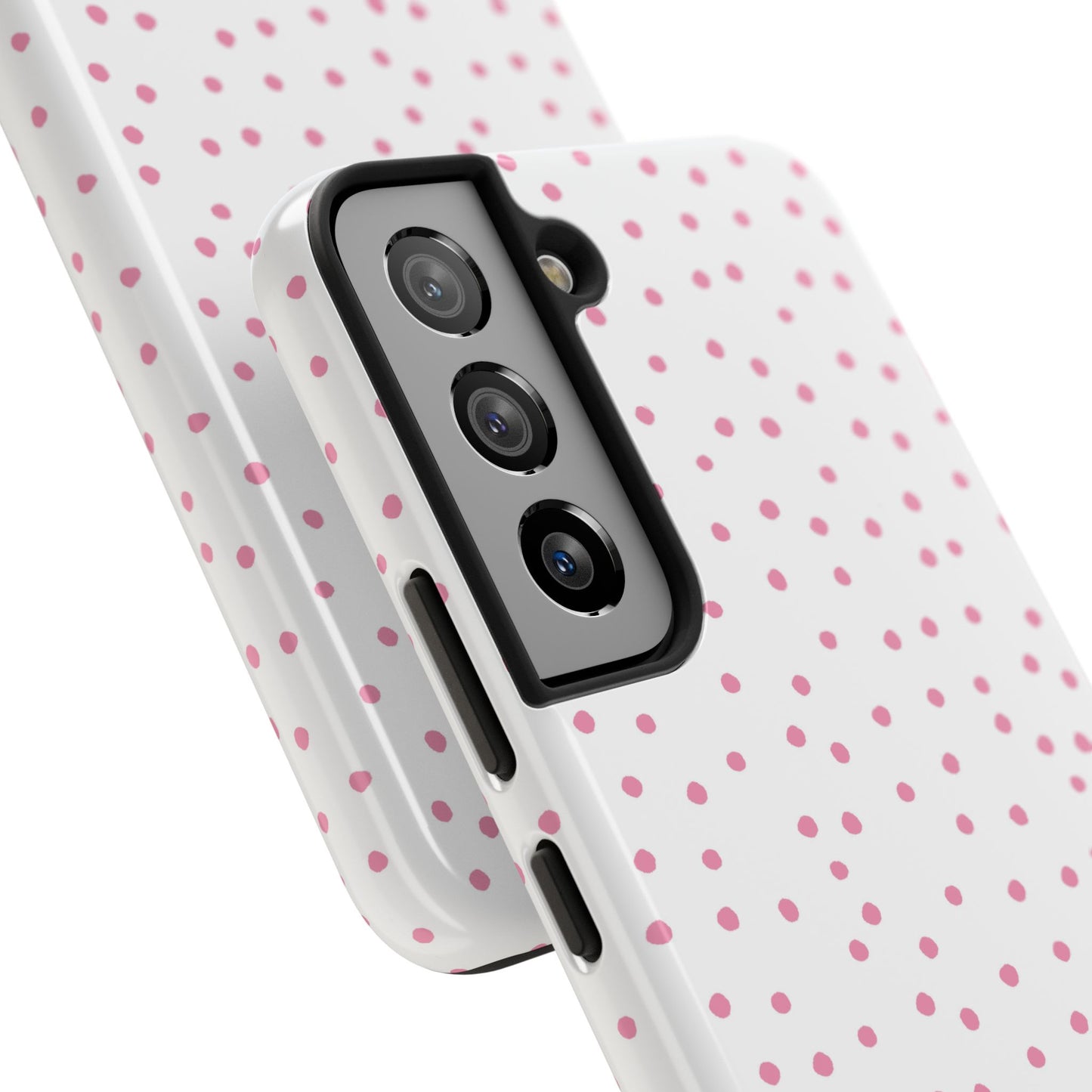 Dinky Dots White / Pink Phone Case