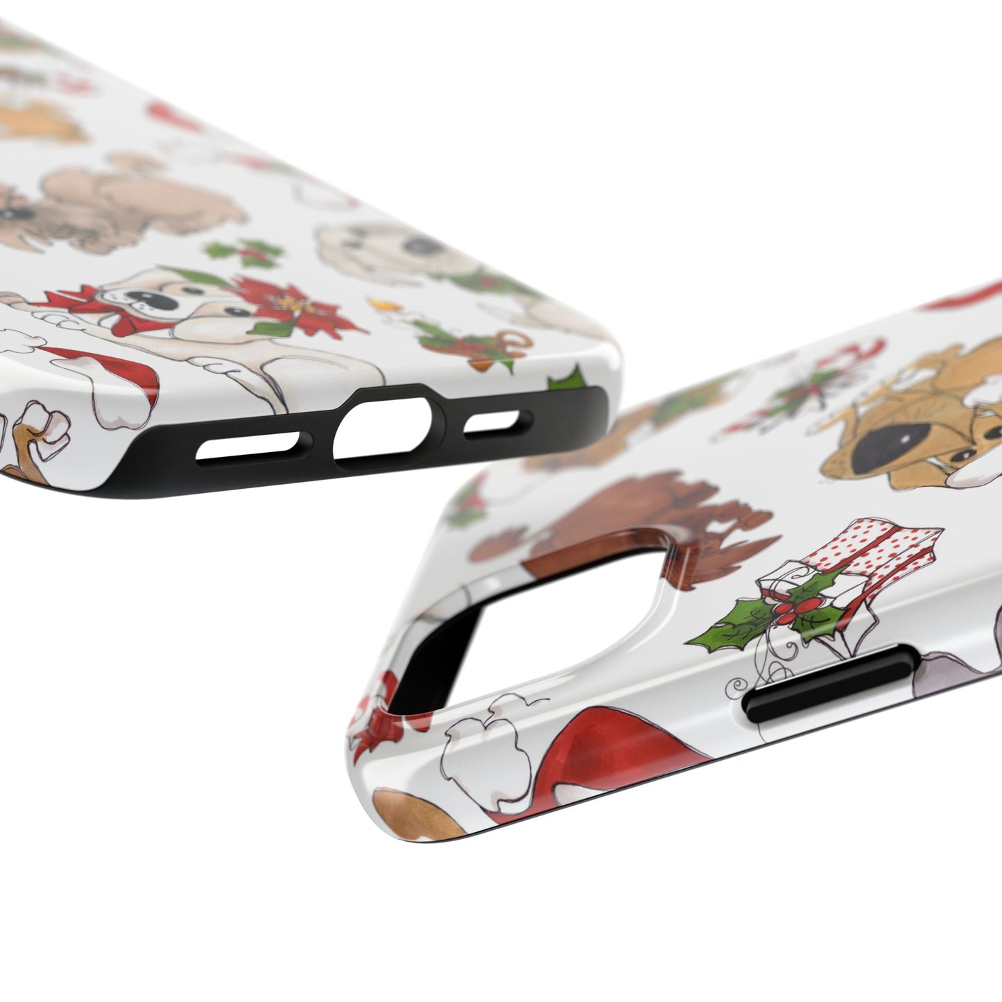 Doggie Toss White Phone Case