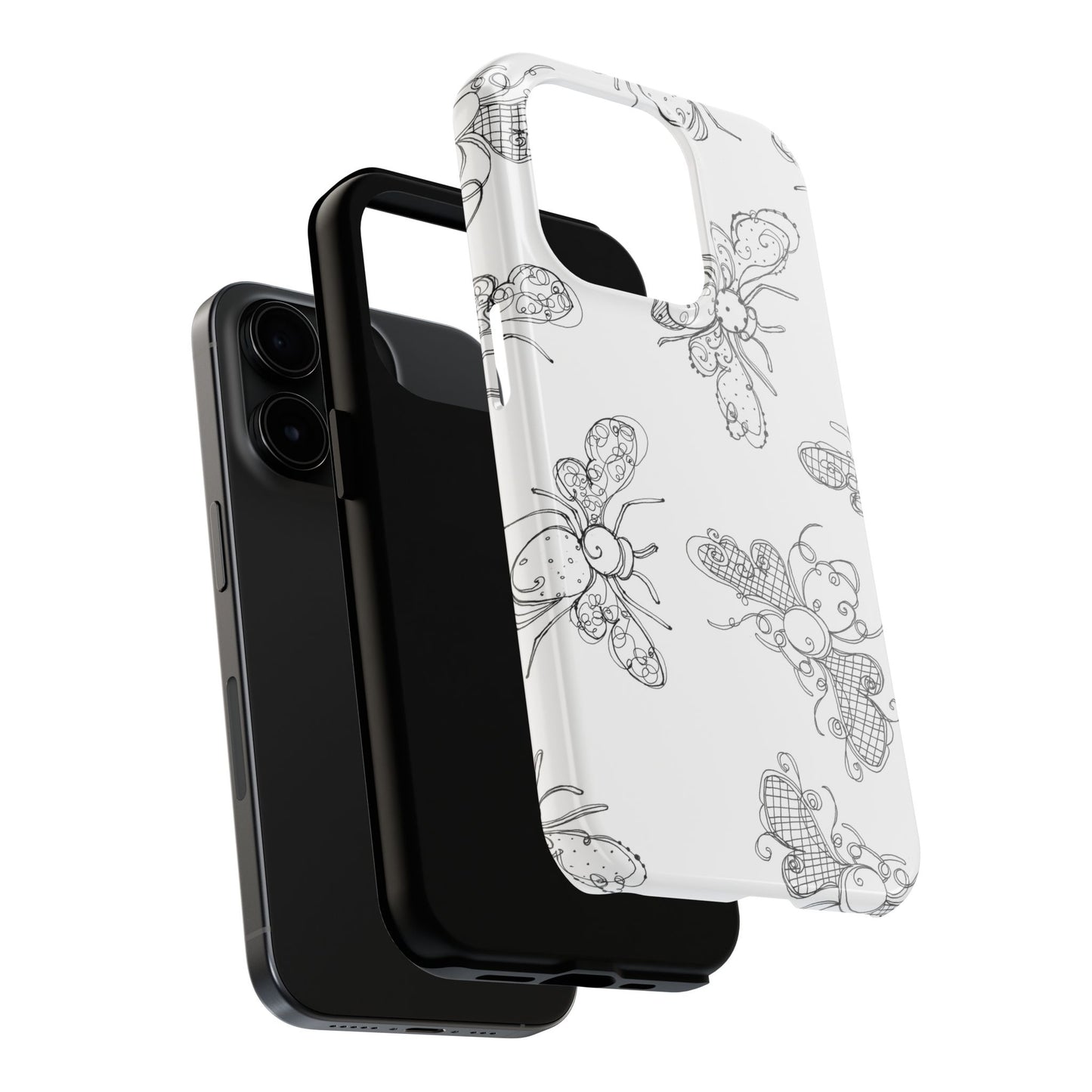 Busy Bees White Phone Case