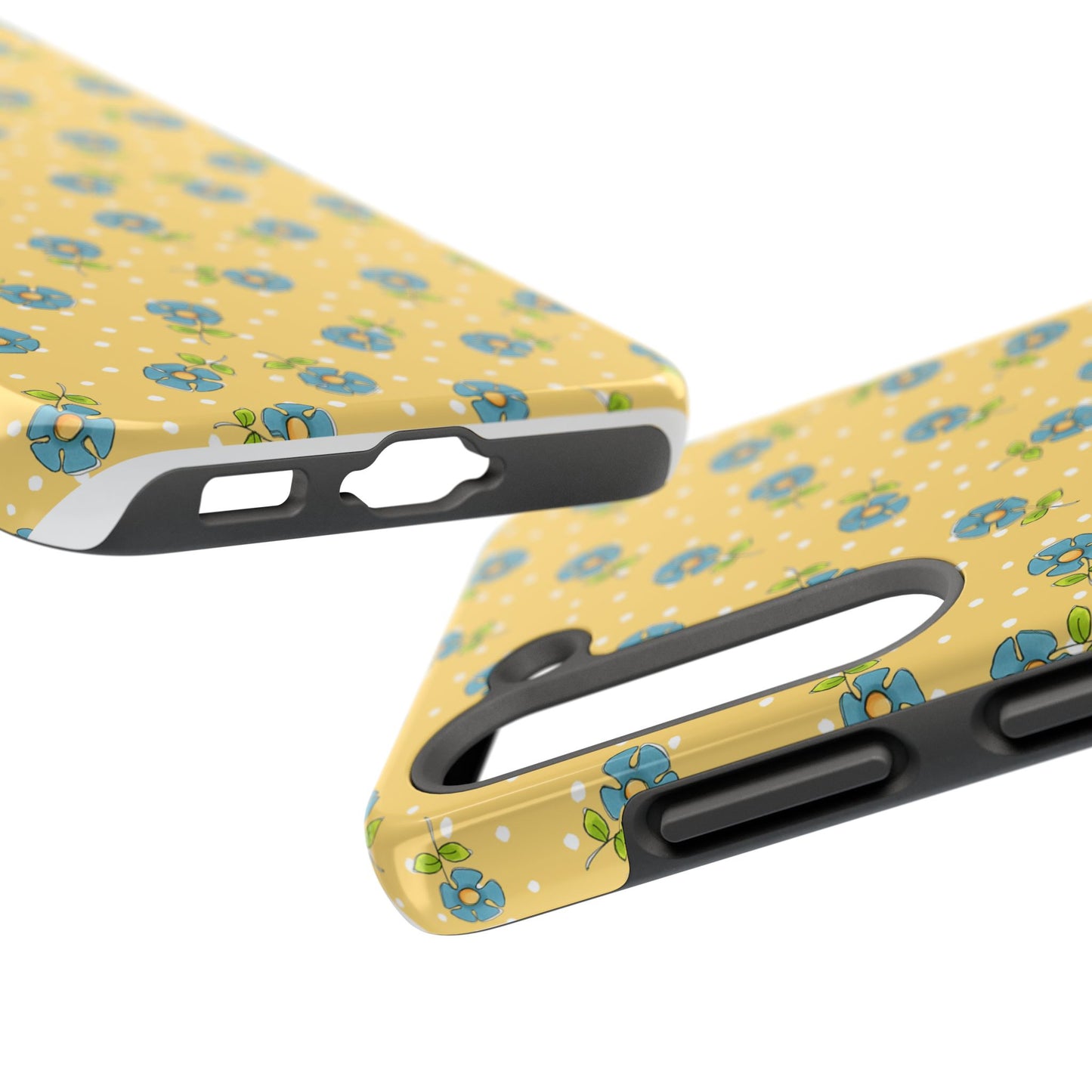 Daisy Dots Yellow Phone Case