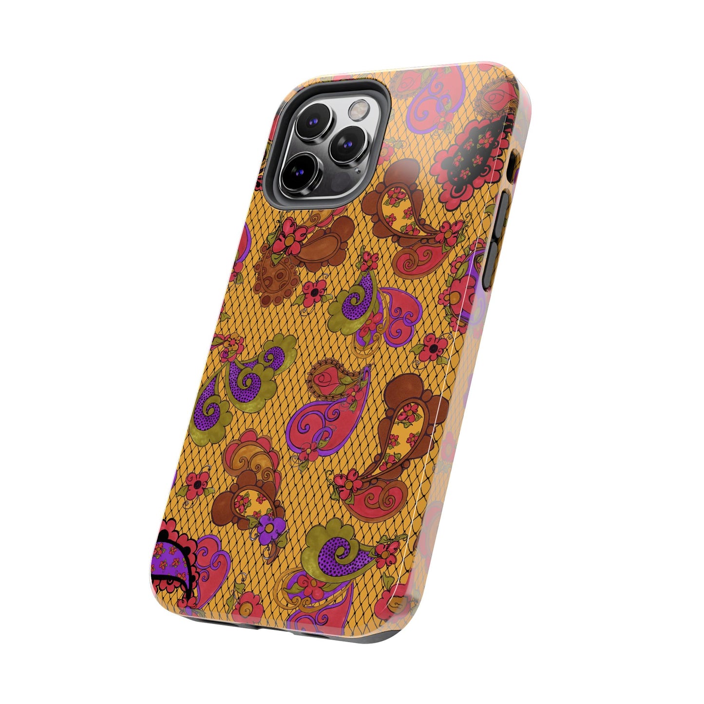 Posie Paisley Gold Phone Case