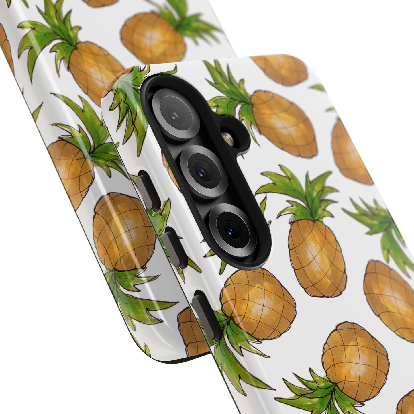 Pineapple Toss White Phone Case