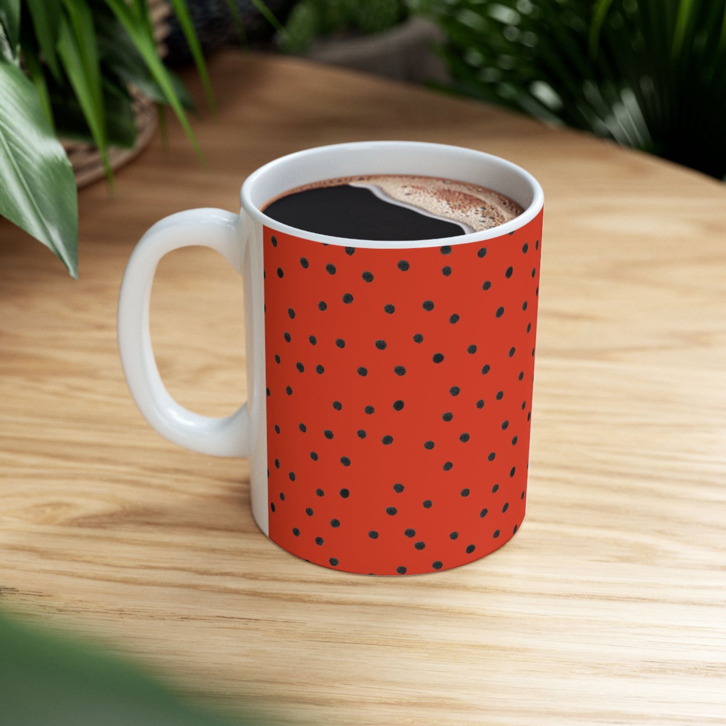 Dinky Dots Red / Black Cup